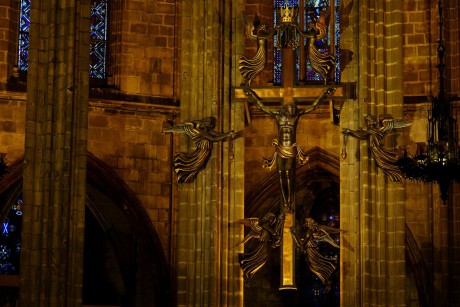 2018_03_Barcelona_katedrála sv. Kříže a sv. Eulálie_interiér_13