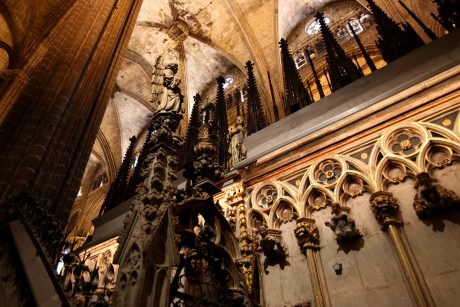 2018_03_Barcelona_katedrála sv. Kříže a sv. Eulálie_interiér_32