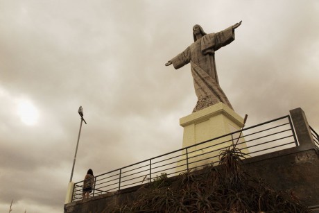 Madeira_2015_08_01 (71)_Canico_socha Krista krále z roku 1927 na mysu Garajau