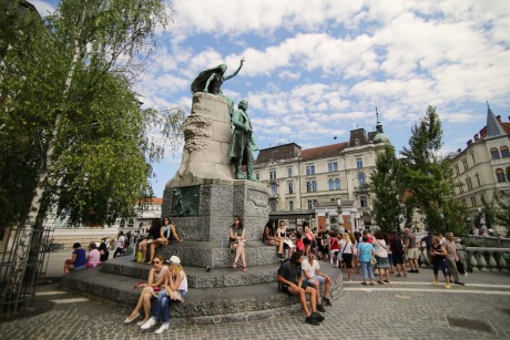 Lublaň - Prešerenovo náměstí (2)