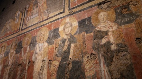Kostel Santa Maria Antica - malby z doby pontifikátu Pavla I - 757-767 (3)