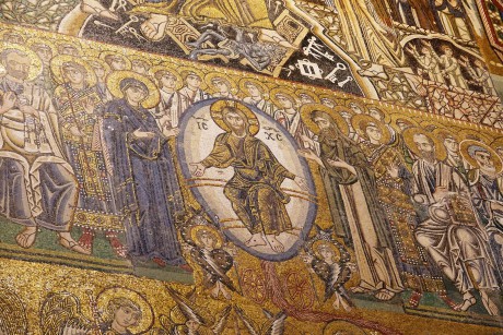 Torcello_Katedrála Santa Maria Assunta (639-1008)_mozaika Posledního soudu-západní stěna (4)