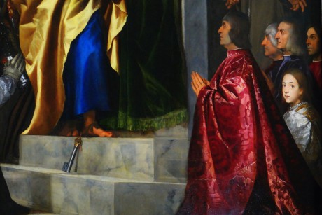 Benátky_Santa Maria Gloriosa dei Frari_Tizian_Madona rodu Pesaro_1519-26 (3)