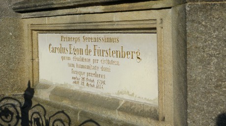 Křivoklát_pomník Karla Egona II z Fürstenbergu (3_2)
