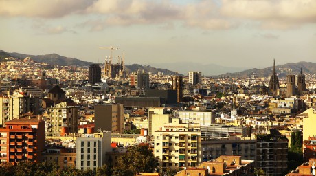 Barcelona_panorama z Montjuicu