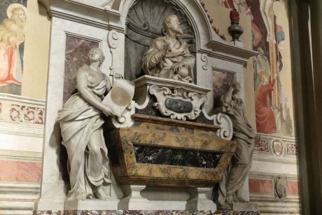 Florencie_bazilika Santa Croce_náhrobek Galilea Galileiho (1)