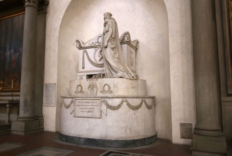 Florencie_bazilika Santa Croce_památník Vittorio Alfieri di Sostegno