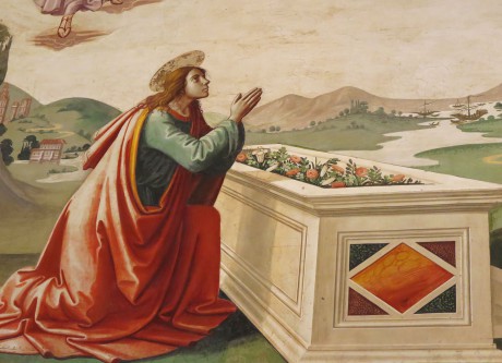 Florencie_bazilika Santa Croce_Příběhy Panny Marie_ fresky Taddeo Gaddiho v kapli Baroncelli_1328_38   (4)