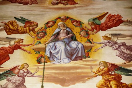 Florencie_bazilika Santa Croce_Příběhy Panny Marie_ fresky Taddeo Gaddiho v kapli Baroncelli_1328_38   (5)