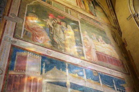 Florencie_Santa Croce_interiér_Cappella Peruzzi (2)