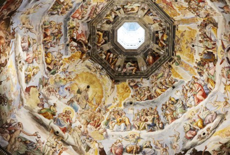 Katedrála Santa Maria del Fiore_kupole_freska Poslední soud_Giorgio Vasari (2)