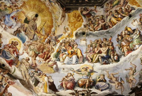 Katedrála Santa Maria del Fiore_kupole_freska Poslední soud_Giorgio Vasari (3)
