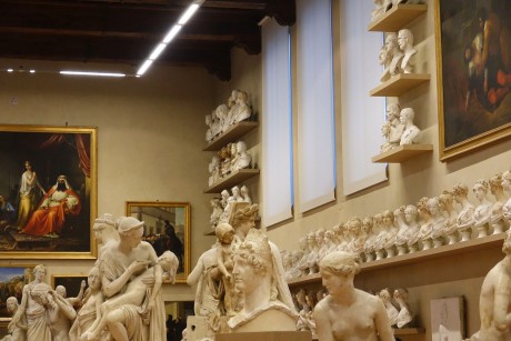 Florencie_Galleria del Accademia_sál 19. století (1)