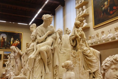 Florencie_Galleria del Accademia_sál 19. století (3)