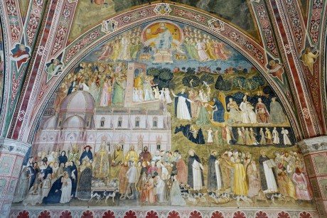 Florencie_Santa Maria Novella_interiér_klášter_Kaple Španělů_Andrea da Firenze_1366-68 (2)
