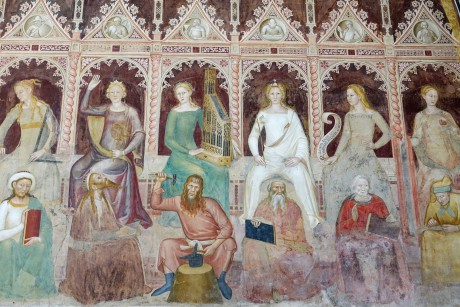Florencie_Santa Maria Novella_interiér_klášter_Kaple Španělů_Andrea da Firenze_1366-68 (10)