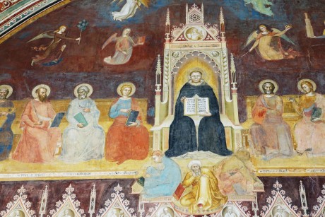 Florencie_Santa Maria Novella_interiér_klášter_Kaple Španělů_Andrea da Firenze_1366-68 (11)
