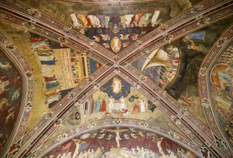 Florencie_Santa Maria Novella_interiér_klášter_Kaple Španělů_Andrea da Firenze_1366-68 (15)
