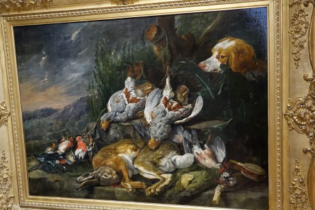 Dijon_Muzeum krásných umění_Jan Fyt (1611-1661)-Úlovek hlídaný psem