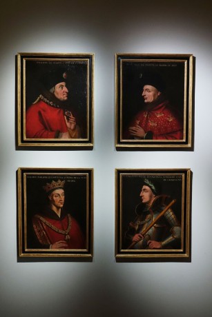 Dijon_Muzeum krásných umění_portréty čtyř velkých burgundských vévodů_17. století