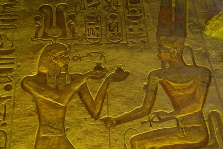 Abu Simbel - Malý chrám bohyně Hathor a královny Nefrtari-0013