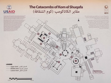 Egypt - Alexandrie - katakomby Kóm el Shokafa-0020