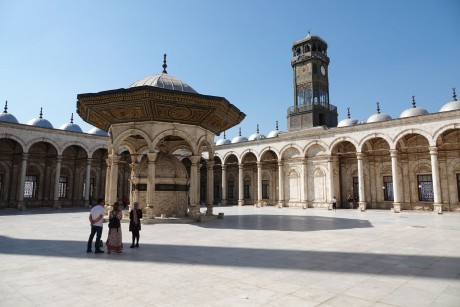 Káhira - citadela - mešita Muhammada Alího - Alabastrová mešita-0006
