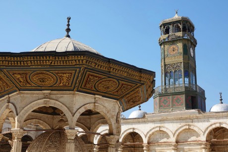 Káhira - citadela - mešita Muhammada Alího - Alabastrová mešita-0009