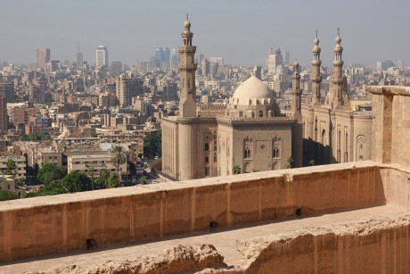 Káhira - mešita a madrasa sultána Hassana a  mešita al-Rif'ai (2)