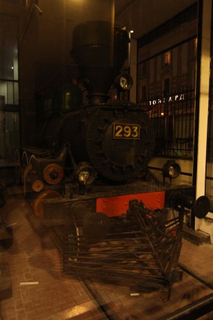 Finské nádraží - Leninova lokomotiva