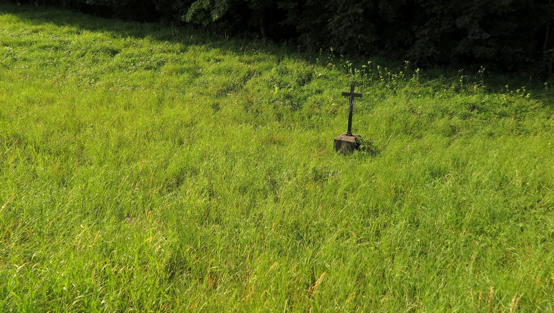 008_Svíb - severní okraj - kříž na místě hromadného hrobu