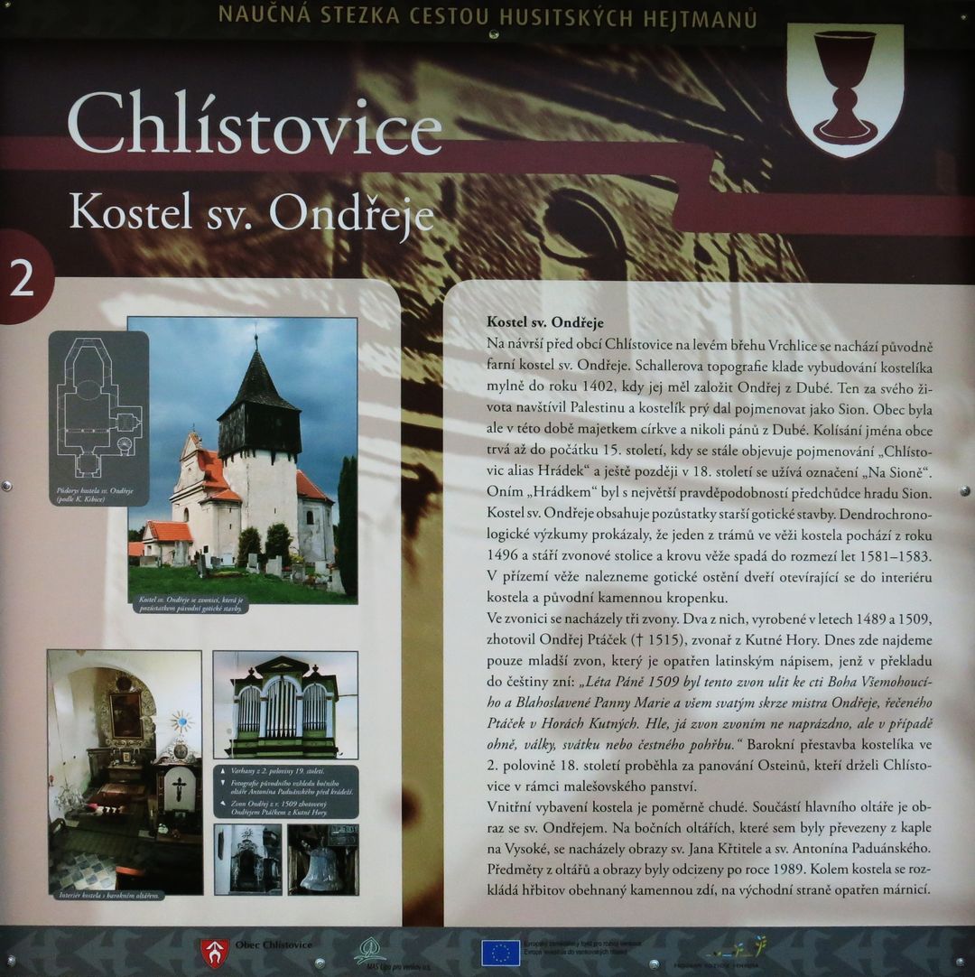 Chlístovice - kostel sv. Ondřeje (1)