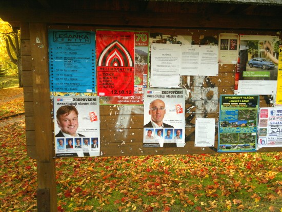 Předvolební kampaň v Janských Lázních 2012