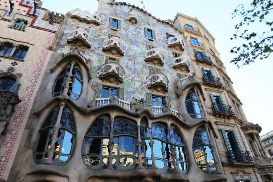 Barcelona_Casa Battló architekta Antoni Gaudího